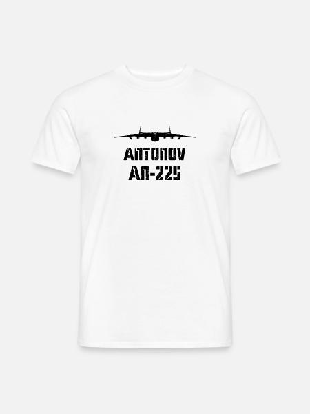 An-225 Antonov Flugzeug Pilot Russland Geschenk - Männer T-Shirt - Weiß