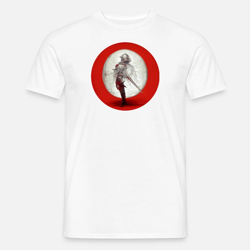 Wounded Samurai - Männer T-Shirt - Weiß