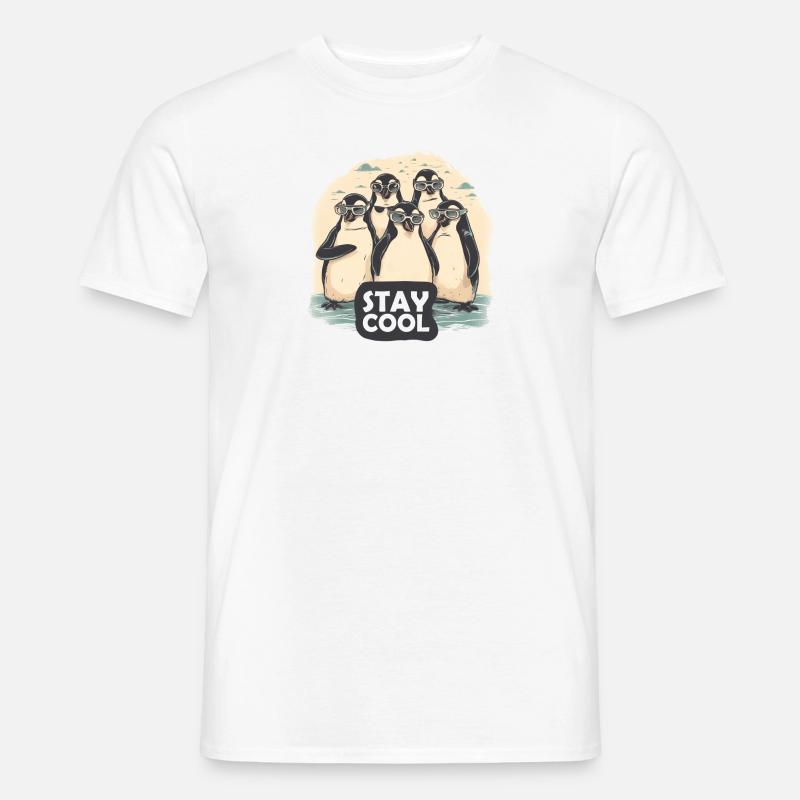 Stay Cool - Männer T-Shirt - Weiß