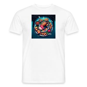 Weihnachtliche Leckereien - Weihnachtsgeschenkidee - Männer T-Shirt - Weiß - Vorne - AI Model Male 178 dark (178cm)