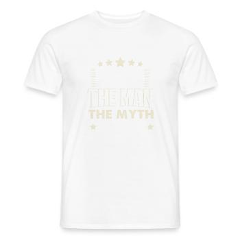 Nalle - T-shirt homme - blanc - Devant - AI Model Male 178 dark (178cm)