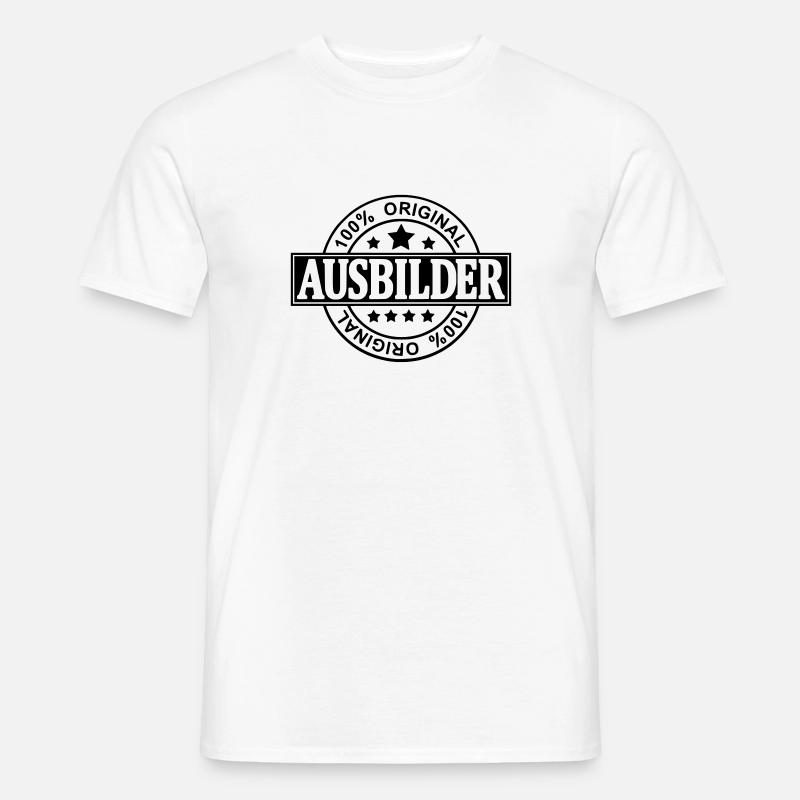 Ausbilder - Männer T-Shirt - Weiß