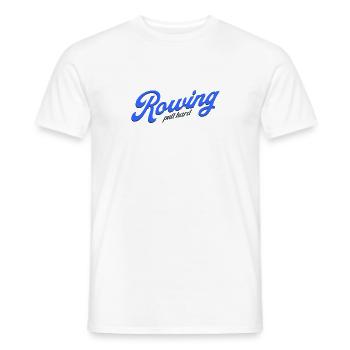 Aviron Pull Hard Rameur Rameur - T-shirt homme - blanc - Devant - AI Model Male 178 dark (178cm)