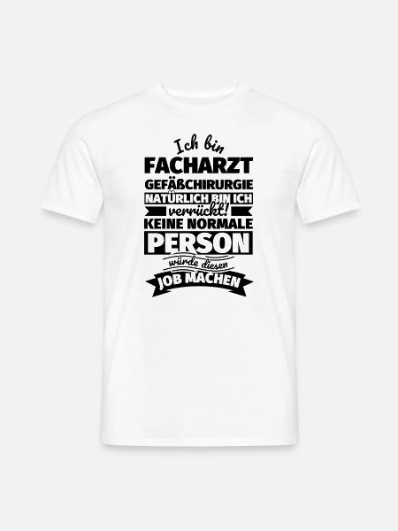 Facharzt Gefäßchirurgie Geschenke - Männer T-Shirt - Weiß