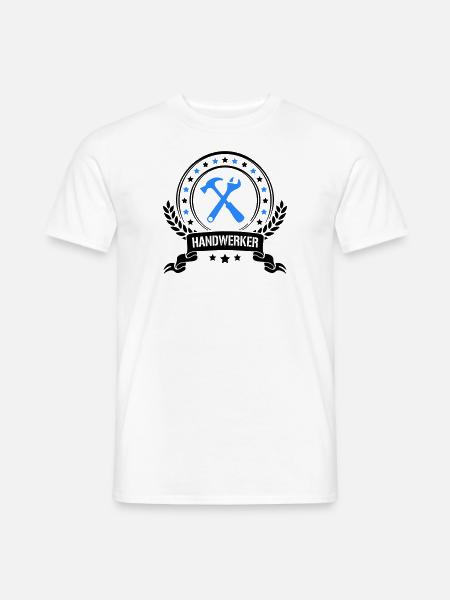 Handwerker - Männer T-Shirt - Weiß
