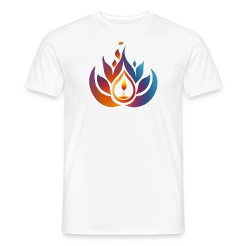 Happy Diwali - Männer T-Shirt - Weiß - Vorne - AI Model Male 178 dark (178cm)