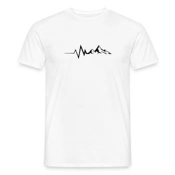 Impulsion de montagne - T-shirt homme - blanc - Devant - AI Model Male 178 dark (178cm)