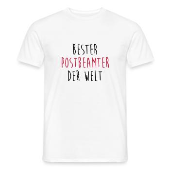 Postbeamter Postbeamtin Faktor Briefträger Post - Männer T-Shirt - Weiß - Vorne - AI Model Male 178 dark (178cm)