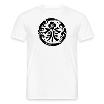 Écusson du Clan des Fleurs - T-shirt homme - blanc - Devant - AI Model Male 178 dark (178cm)