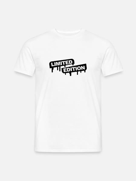 Limited Edition Graffiti Style - Männer T-Shirt - Weiß