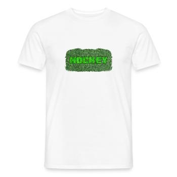 Hockey sur gazon Hockey sur gazon artificiel Terrain de hockey - T-shirt homme - blanc - Devant - AI Model Male 178 dark (178cm)