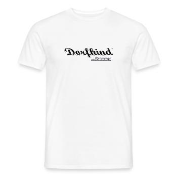 Dorfkind für immer - Männer T-Shirt - Weiß - Vorne - AI Model Male 178 dark (178cm)