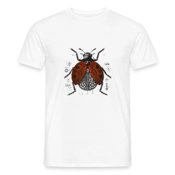 Coccinelle - T-shirt homme - blanc - Devant - AI Model Male 178 dark (178cm)