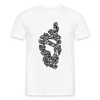 Korsika - Männer T-Shirt - Weiß - Vorne - AI Model Male 178 dark (178cm)