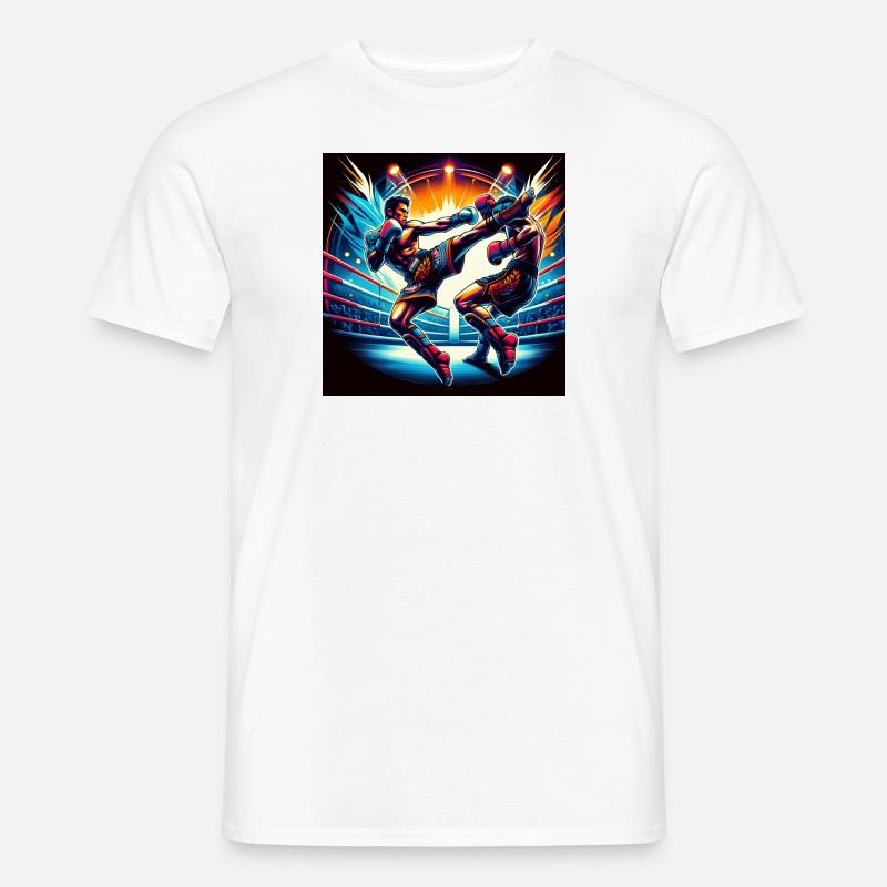 Kampfgeist - Männer T-Shirt - Weiß