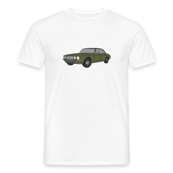70s XJ Series 2 Juniper Green - Men's T-Shirt - white - Front - AI Model Male 178 dark (178cm)