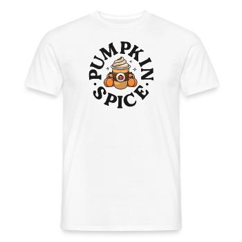 Kürbis Gewürz Niedliche Thanksgiving Herbst Herbst Latte - Männer T-Shirt - Weiß - Vorne - AI Model Male 178 dark (178cm)