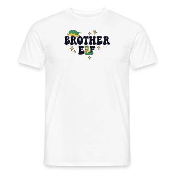 Bruder Elf Passende Familie Weihnachtsgruppe Weihnachten - Männer T-Shirt - Weiß - Vorne - AI Model Male 178 dark (178cm)