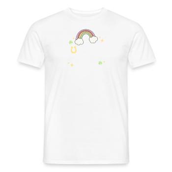 Glücklichster Bibliothekar aller Zeiten liest Retro St. Patricks - Männer T-Shirt - Weiß - Vorne - AI Model Male 178 dark (178cm)