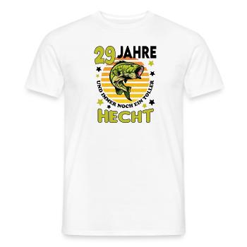 Geburtstag Toller Hecht Alter Jahre 29 - Männer T-Shirt - Weiß - Vorne - AI Model Male 178 dark (178cm)