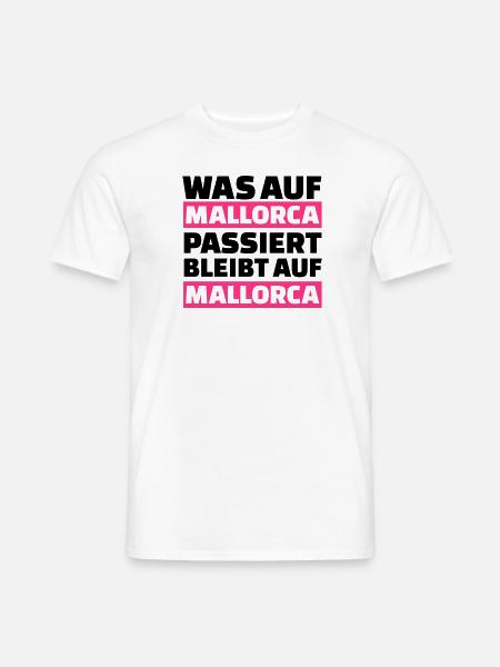 Mallorca - Männer T-Shirt - Weiß