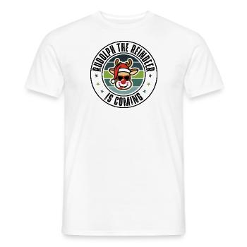 Rudolph - T-shirt homme - blanc - Devant - AI Model Male 178 dark (178cm)
