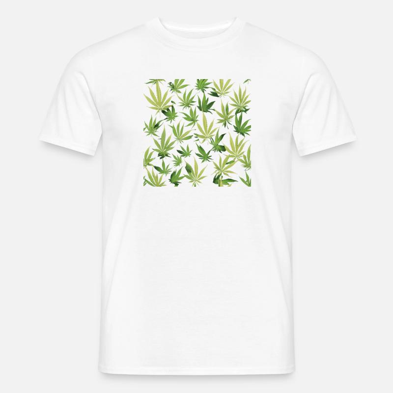 Cannabis 2 - Männer T-Shirt - Weiß