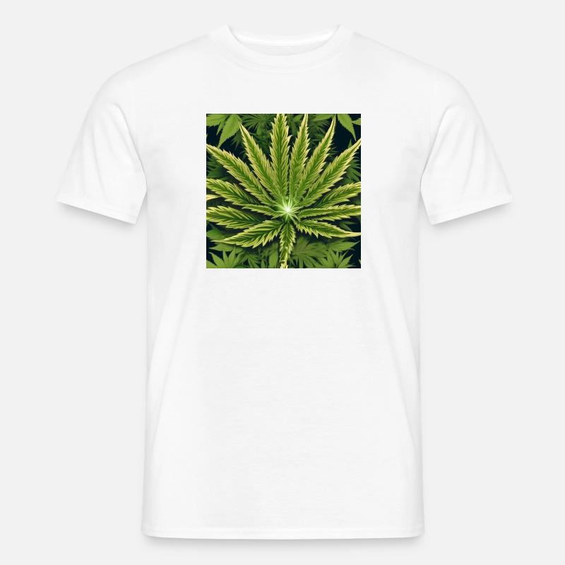 Cannabis 4 - Männer T-Shirt - Weiß