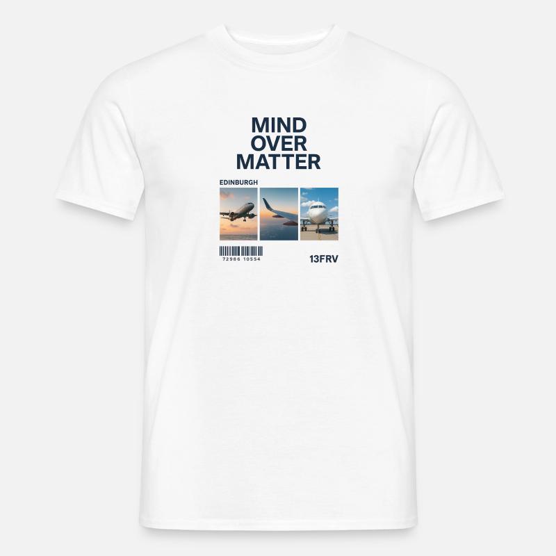 Mind Over Matter: Edinburgh Triptychon - Männer T-Shirt - Weiß