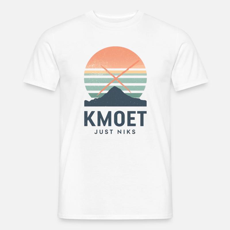 Kmoet just nothing, Antwerp dialect Shirts - Men's T-Shirt - white