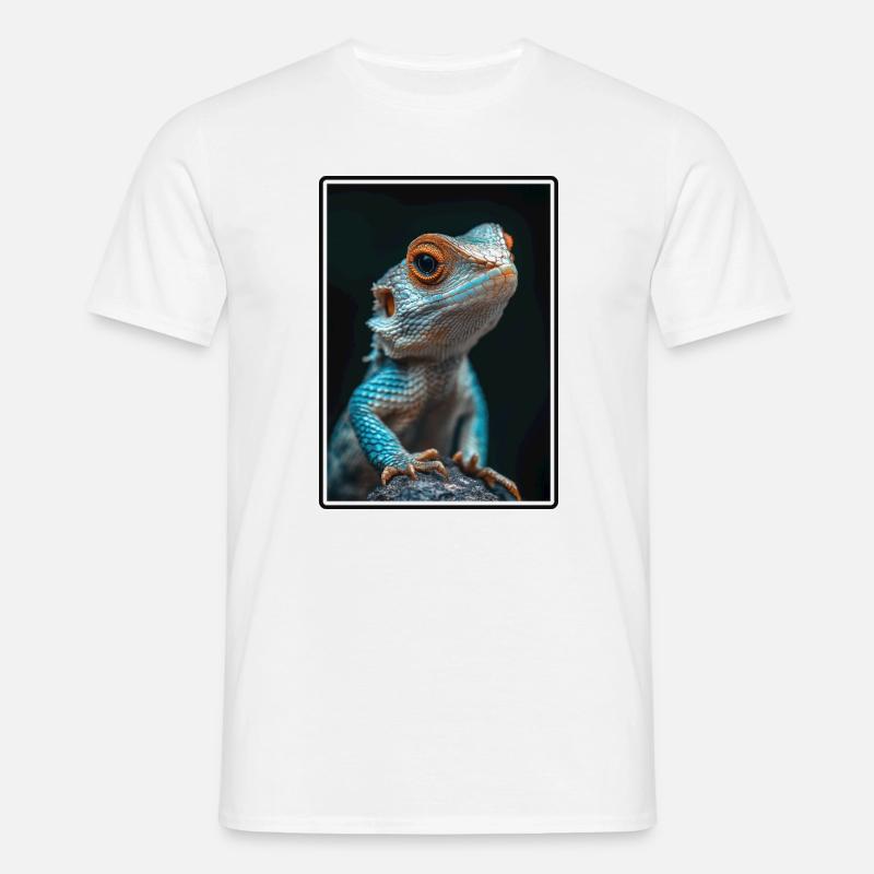 Eidechsen Eidechse - Männer T-Shirt - Weiß