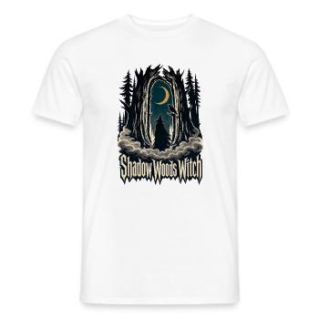 Dunkle Waldhexe, Schattenwald Hexenwald Got - Männer T-Shirt - Weiß - Vorne - AI Model Male 178 dark (178cm)
