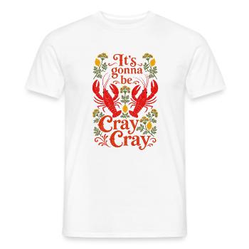 Fête des écrevisses - Ça va être fou - T-shirt homme - blanc - Devant - AI Model Male 178 dark (178cm)