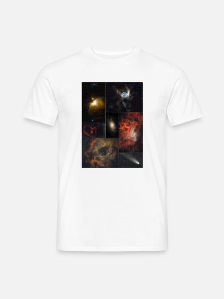 DeepSpace mit dem Seestar S50 - Männer T-Shirt - Weiß