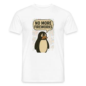 Pinguworks - Männer T-Shirt - Weiß - Vorne - AI Model Male 178 dark (178cm)