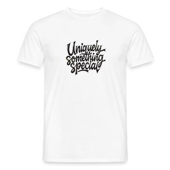 Uniquely something special - Männer T-Shirt - Weiß - Vorne - AI Model Male 178 dark (178cm)