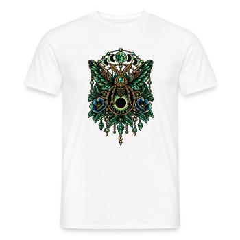 Smaragdgrüner Schwarzkäfer - Männer T-Shirt - Weiß - Vorne - AI Model Male 178 dark (178cm)