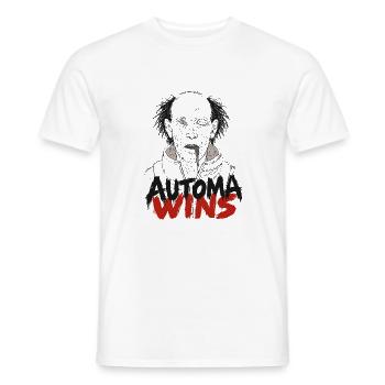 Automa Win - Männer T-Shirt - Weiß - Vorne - AI Model Male 178 dark (178cm)