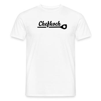 Capocuoco - T-shirt uomo - bianco - Fronte - AI Model Male 178 dark (178cm)