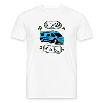 Kastenwagen Van Design 6m TK - Männer T-Shirt - Weiß - Vorne - AI Model Male 178 dark (178cm)