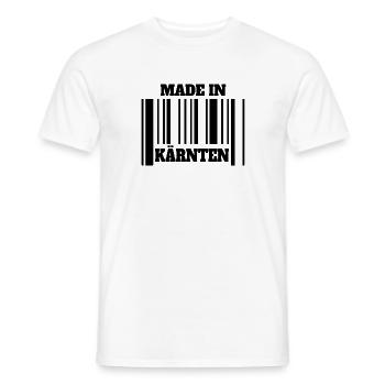 MADE IN KÄRNTEN - Männer T-Shirt - Weiß - Vorne - AI Model Male 178 dark (178cm)