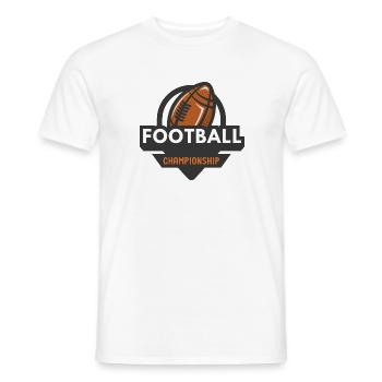 Ballsport - Männer T-Shirt - Weiß - Vorne - AI Model Male 178 dark (178cm)
