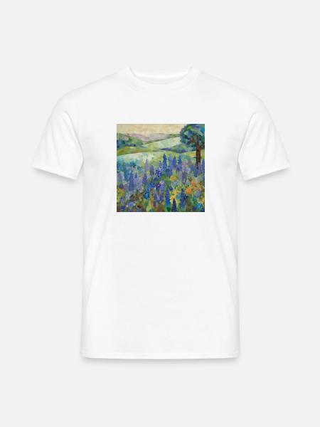 Bluebonnet - Männer T-Shirt - Weiß