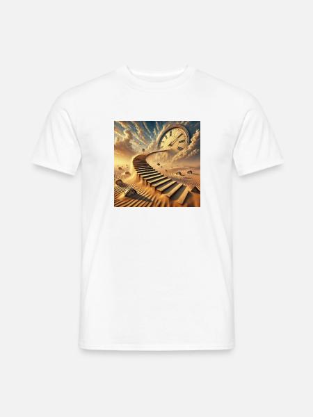 Die Treppe ins Nichts - Männer T-Shirt - Weiß