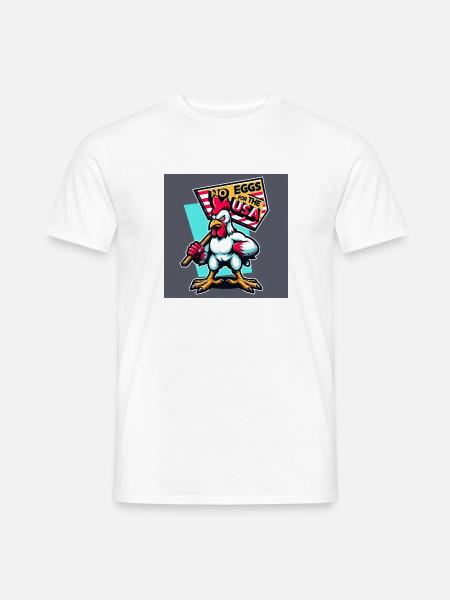 #noEggs - Männer T-Shirt - Weiß
