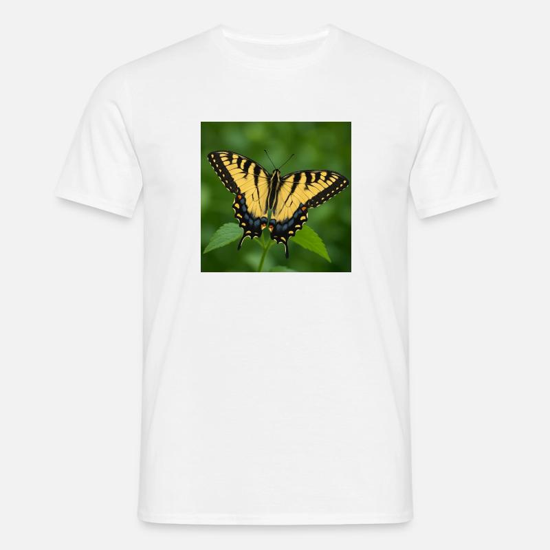 Eastern Tiger swallowtail - Men's T-Shirt - white