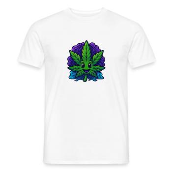Canabliss - Männer T-Shirt - Weiß - Vorne - AI Model Male 178 dark (178cm)