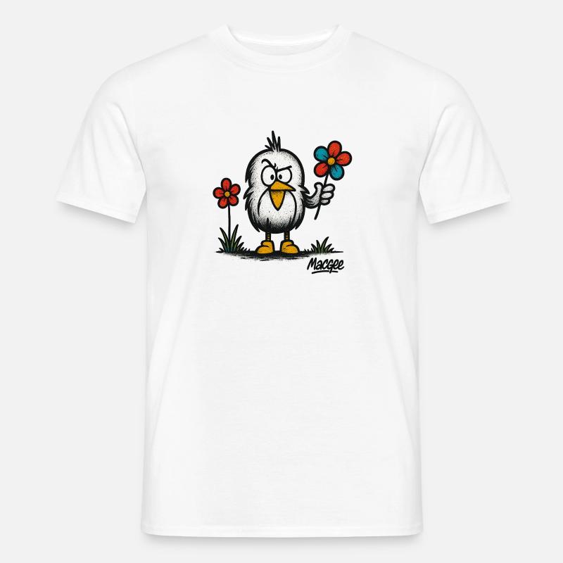 7E306C16 A458 4EEA A8AE DDC265924D41 - Männer T-Shirt - Weiß