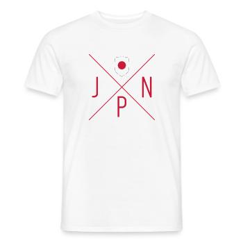 Motif Japon - T-shirt homme - blanc - Devant - AI Model Male 178 dark (178cm)