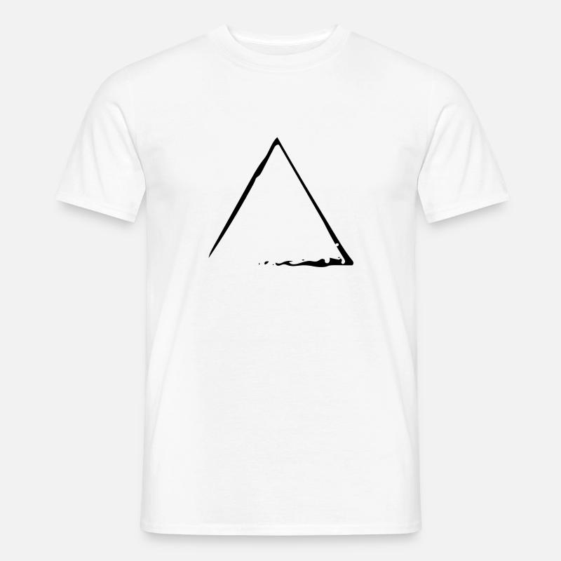 Element Feuer - Männer T-Shirt - Weiß
